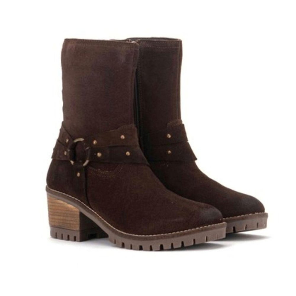 Vintage Foundry Sienna Short Ankle Boots 11 Suede